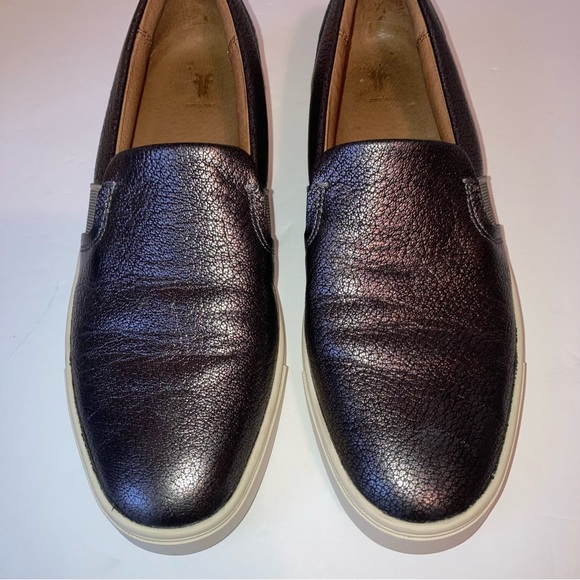 FRYE Women’s Slip On Pewter Size 7 Sneakers Shoes - Picture 7 of 12